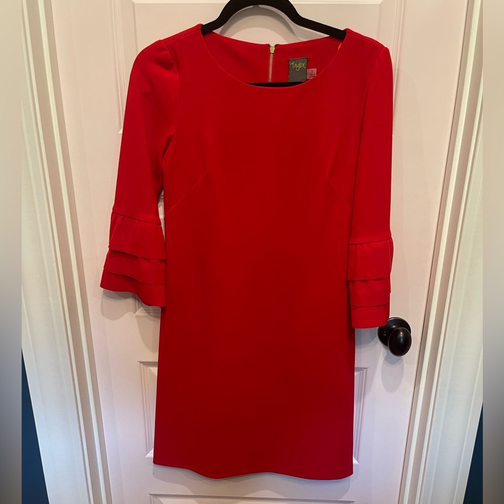 Taylor dress with bell sleeves